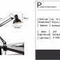 E27 Base Iron Foldable Table Lamp Modern American Style