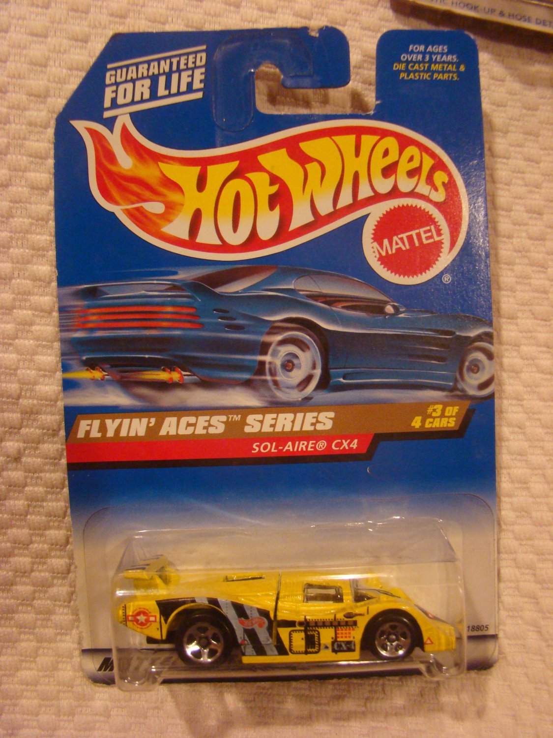 1999 HOT WHEELS FLYING ACES SERIES / SOL-AIRE CX4 FREE SHIPPING