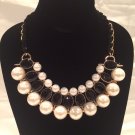Black & White Pearl Necklace