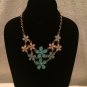 Blue Pastel Floral Necklace