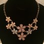 Pink Pastel Floral Necklace