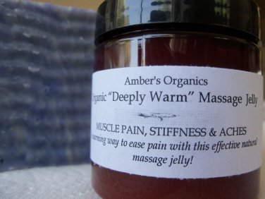 Organic "DEEP WARM" Muscle Rub - Pure  Natural Ease!