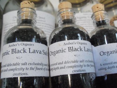 Organic Black Lava Salt - Remove Impurities!