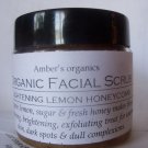 Organic Lightening Lemon Honeycomb -  Brightening & Clearing Sugar Facial Scrub