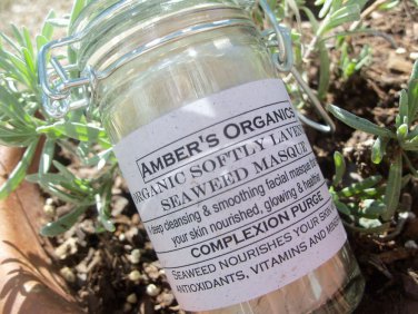 Organic Softly Lavender Seaweed COMPLEXION PURGE Masque.