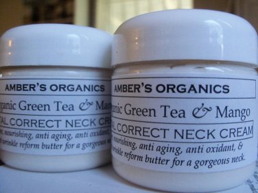 Organic Green Tea & Mango Total NECK ANTIOXIDANT Butter Creme - YOUNG SKIN