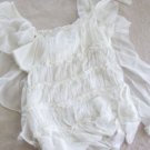 BOHO Gorgeous ANGEL WINGS CREAM TOP Small NEW!
