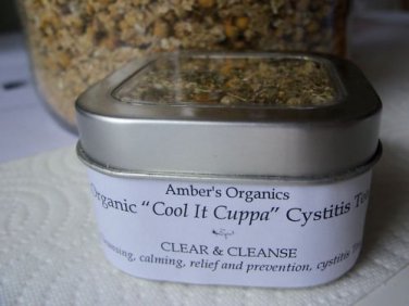 Organic " Cool it Cuppa "Cystitis Relief Tea Formula.