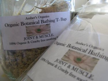 Organic Joint & Muscle, Easing Formula Bathing T Bags
