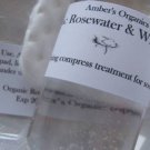 Organic Rosewater & Witch Hazel Eye Compress.