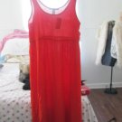Gorgeous MAXI BOHO TOMATO Dress ADORABLE  - XS