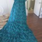 BOHO Gorgeous AQUA/BLUE TIERED Maxi Dress NEW XSmall F21