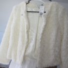 BEAUTIFUL Fluffy Soft CREAM Jacket - Forever 21 Size XSMALL