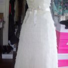 Romantically Simple TIERED Strapless WEDDING Dress NORDSTROM - 4