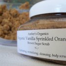Organic Vanilla Sprinkled Orange With Brown Sugar SCRUB