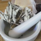 Organic White Ceremonial Sage LOOSE For Smudging 1 Ounce.