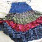 BOHO Patchwork Halter Maxi Dress- Beautiful NEW