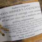 Indian Summer’s Sandalwood  Handcrafted Soap