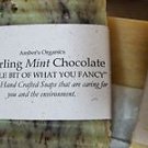Organic Swirling Mint Chocolate Handcrafted Soap