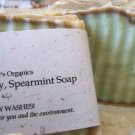 Seriously Sassy Spearmint Soap- Handcrafted- VEGAN