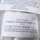 Organic Green TEA Lemongrass Acne Clear - Steam T-Bags.