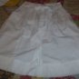Gorgeous White Button-Front TIE Skirt Size Small NEW
