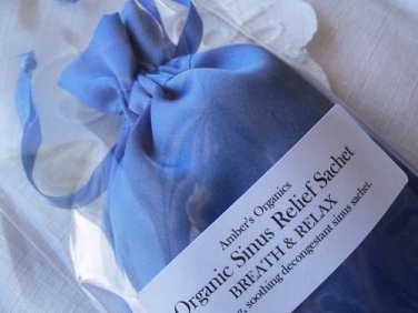 Organic Sinus Relief Heating Sachet, Breathe & EASE!