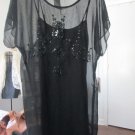 Gorgeous Black Embroidered Vintage Style Dress -  S Forever 21