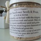Organic Sunflower Seed  & Petals -TOTAL SCRUB & SOAK