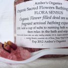 Organic Sacred Flowers -  Dead Sea Exquisite Bathing Blend. DETOX WELL!