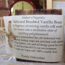 Sandalwood Brushed Vanilla  Handcrafted Soap