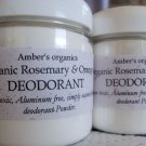 Organic Powder Deodorant Rosemary & Orange, PURE!