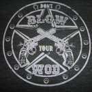BLOW YOUR WOD crossfit games american apparel racerback tank tri blend S Black