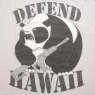 Men's Royalty Defend Hawaii PANDA T-Shirt Gray size XL T&C surf Local HI life