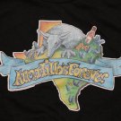 Men's Vtg Texas Armadillo T-Shirt Black Medium tee 80's 50/50 Thin Soft 50/50