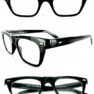 Wayfarer Geek-Chic Fashion Retro designer Italy reading glasses Black +1.50 +2.0