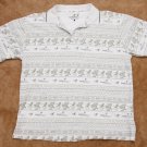 Men's Sony Open Polo Shirt White Hawaii Golf hula girls L performance blend PGA