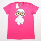 Women's Kidrobot T-Shirt Pink size Medium NEW Tropical Munney minion Tee M Cali