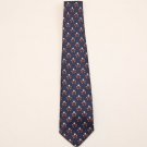 VTG 1970's Collector MICKEY MOUSE Academy Neck Tie Navy Blue Small silk disney