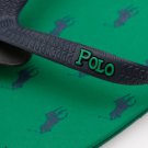 Men's RALPH LAUREN POLO ALL OVER PONY HEWIE II rubber flip flop sandals 11 D NEW