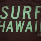Men's Hurley SURF HAWAII T-Shirt Black lrg Large mentholy skate contest tee fin