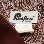 AWESOME 70's Disco Aloha Pacifica Hawaiian Button Down Shirt Brown size Large