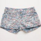 Women's Vtg 80's high waisted fashion celebrity Bongo Floral Shorts size 3 XS