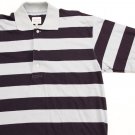 VTG 80's Rugby United Colors of Benetton Polo Shirt Blue Navy Stripes size M MED