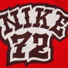 Men's Vintage NIKE 72 T-Shirt Red size Large tee LRG team surf skate mentholy L