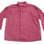 Vintage 80's Denim Esprit Button Down Shirt Red/Black Plaid size L jacket top