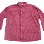 Vintage 80's Denim Esprit Button Down Shirt Red/Black Plaid size L jacket top