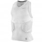 Men's Nike Pro Combat COMPRESSION Basketball PADDED Shirt White XXL NEW 503317