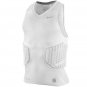 Men's Nike Pro Combat COMPRESSION Basketball PADDED Shirt White XXL NEW 503317