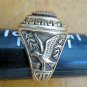 Estate VTG 1970 10K Gold RUBY Indian head CLASS RING pocomoke high school 9 gram